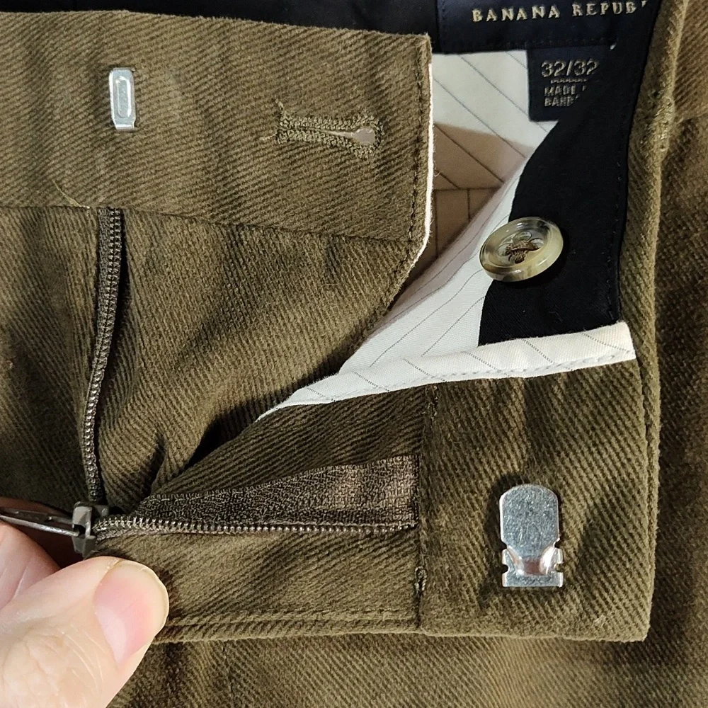 32x32 Vtg Brown Twill Mens Chino Excellent Condition